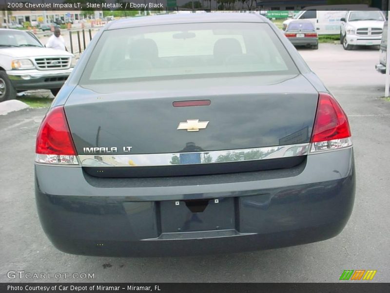 Slate Metallic / Ebony Black 2008 Chevrolet Impala LT