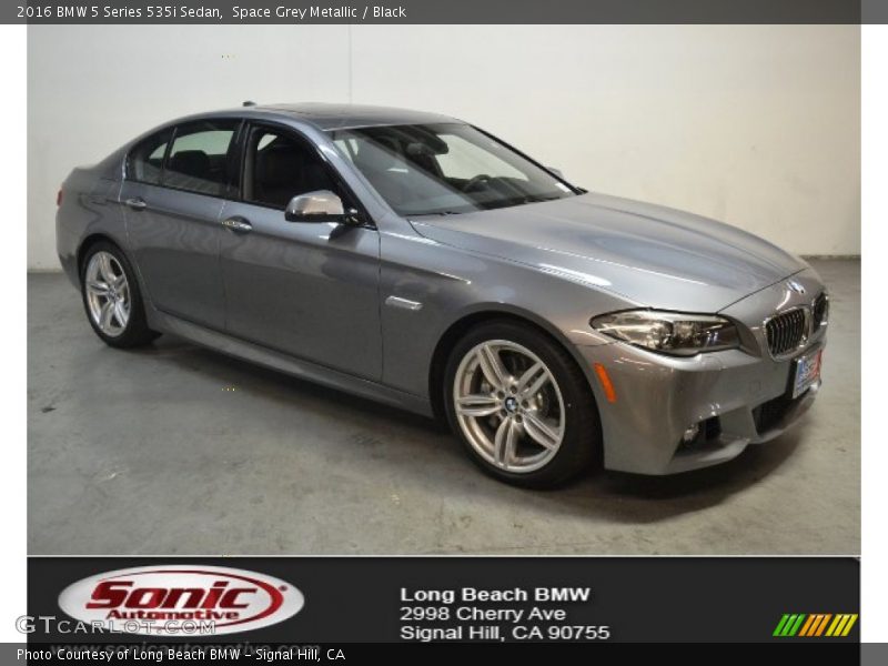 Space Grey Metallic / Black 2016 BMW 5 Series 535i Sedan