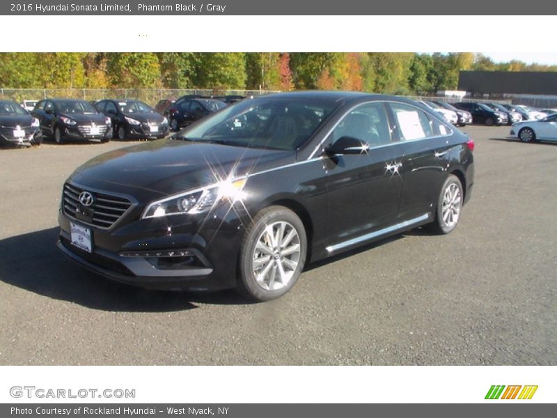 Phantom Black / Gray 2016 Hyundai Sonata Limited
