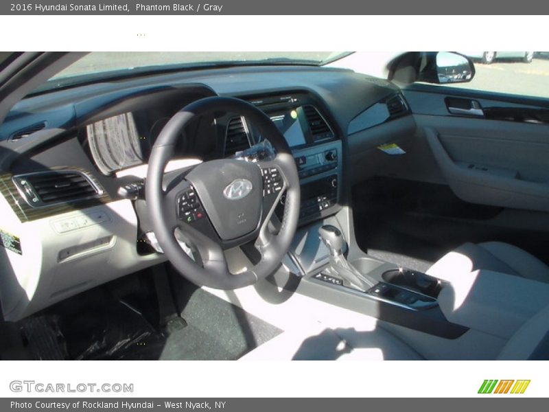Phantom Black / Gray 2016 Hyundai Sonata Limited