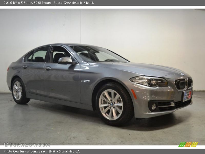 Space Grey Metallic / Black 2016 BMW 5 Series 528i Sedan