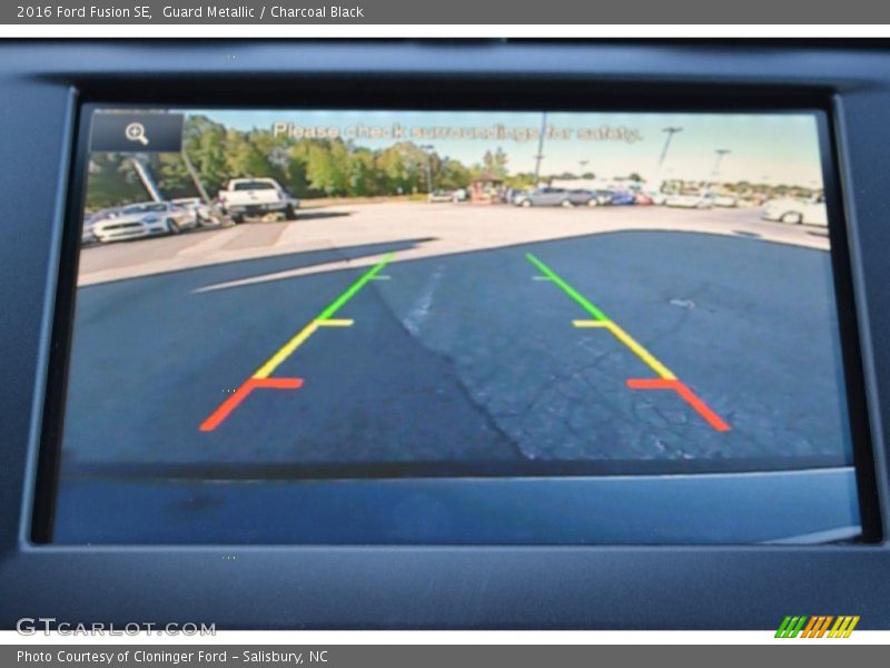 Guard Metallic / Charcoal Black 2016 Ford Fusion SE