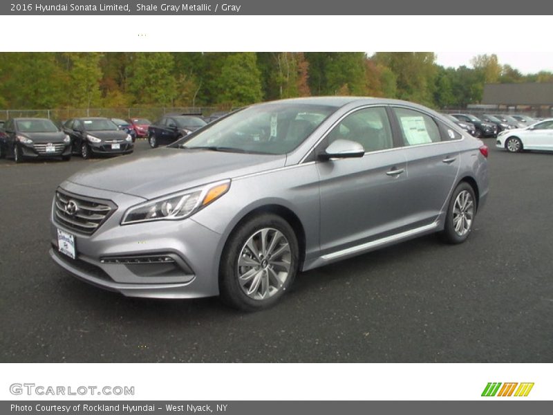 Shale Gray Metallic / Gray 2016 Hyundai Sonata Limited