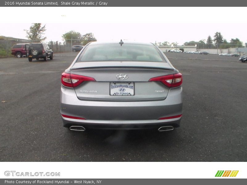 Shale Gray Metallic / Gray 2016 Hyundai Sonata Limited