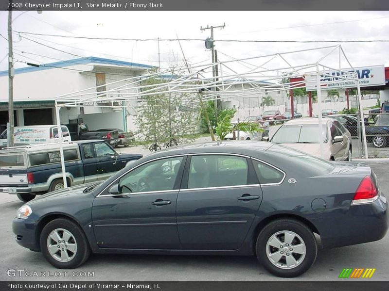 Slate Metallic / Ebony Black 2008 Chevrolet Impala LT