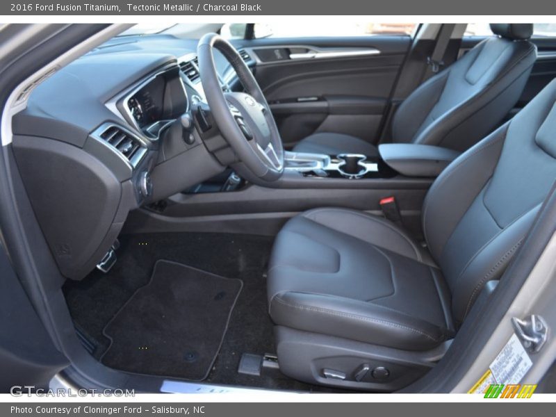 Tectonic Metallic / Charcoal Black 2016 Ford Fusion Titanium