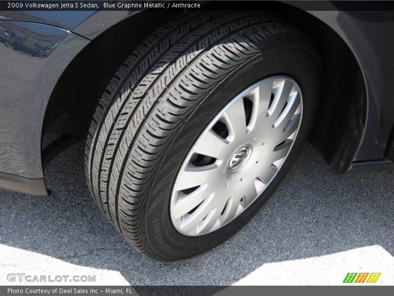 Blue Graphite Metallic / Anthracite 2009 Volkswagen Jetta S Sedan