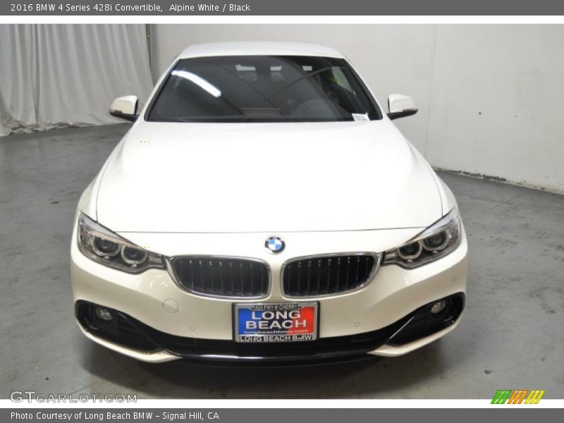 Alpine White / Black 2016 BMW 4 Series 428i Convertible