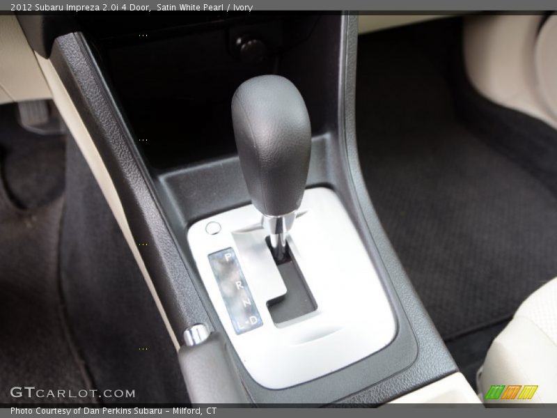 Satin White Pearl / Ivory 2012 Subaru Impreza 2.0i 4 Door