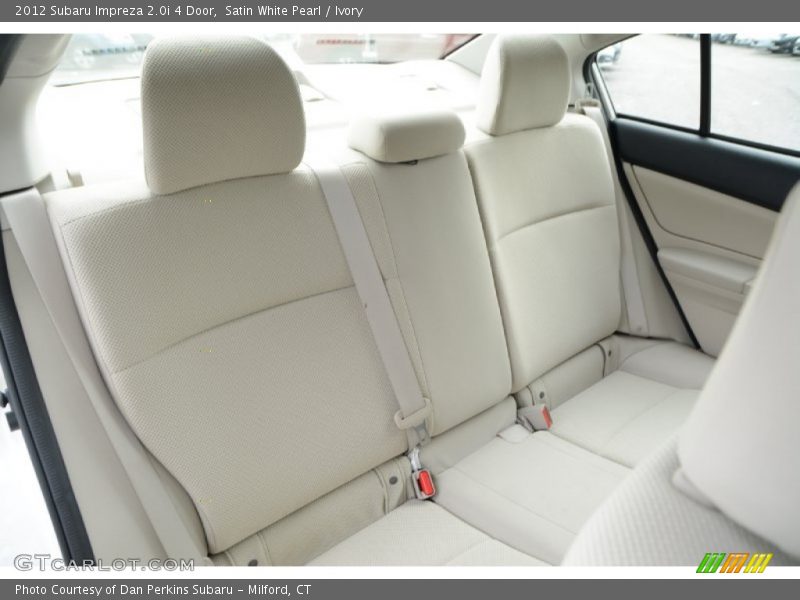 Satin White Pearl / Ivory 2012 Subaru Impreza 2.0i 4 Door