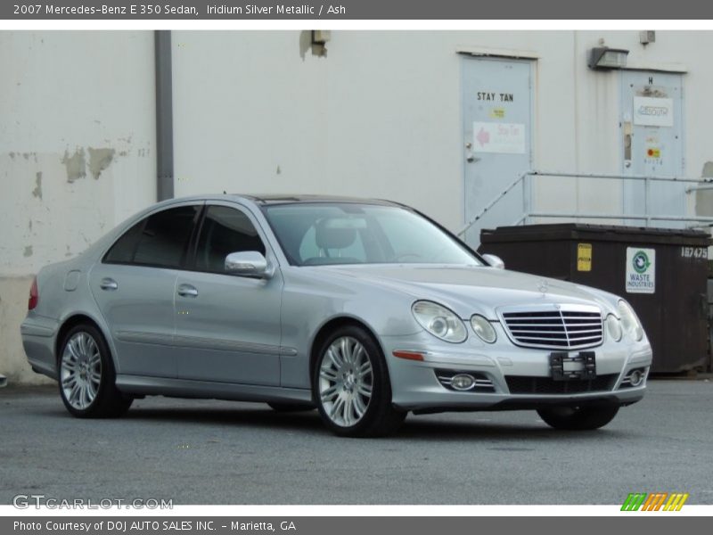 Iridium Silver Metallic / Ash 2007 Mercedes-Benz E 350 Sedan