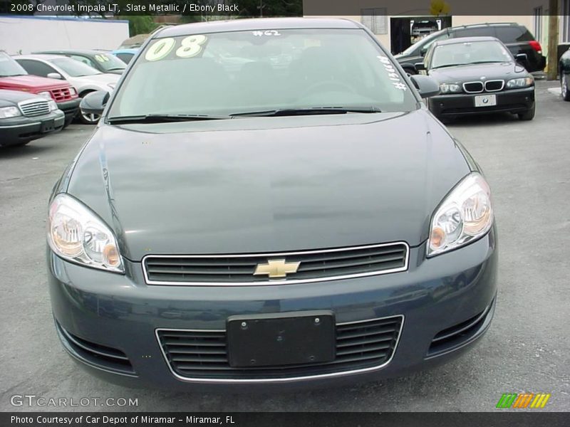 Slate Metallic / Ebony Black 2008 Chevrolet Impala LT