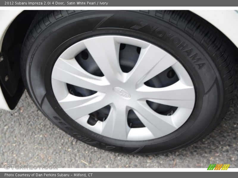 Satin White Pearl / Ivory 2012 Subaru Impreza 2.0i 4 Door
