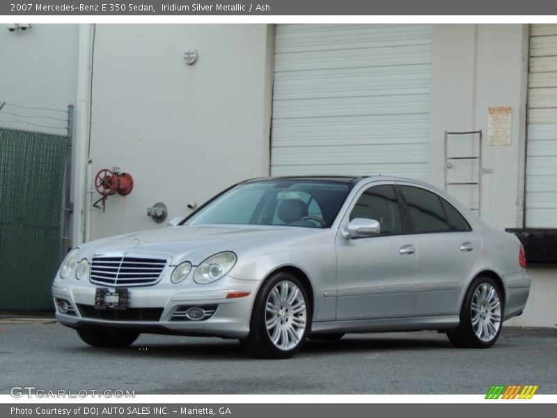 Iridium Silver Metallic / Ash 2007 Mercedes-Benz E 350 Sedan