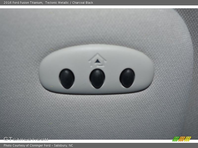 Tectonic Metallic / Charcoal Black 2016 Ford Fusion Titanium