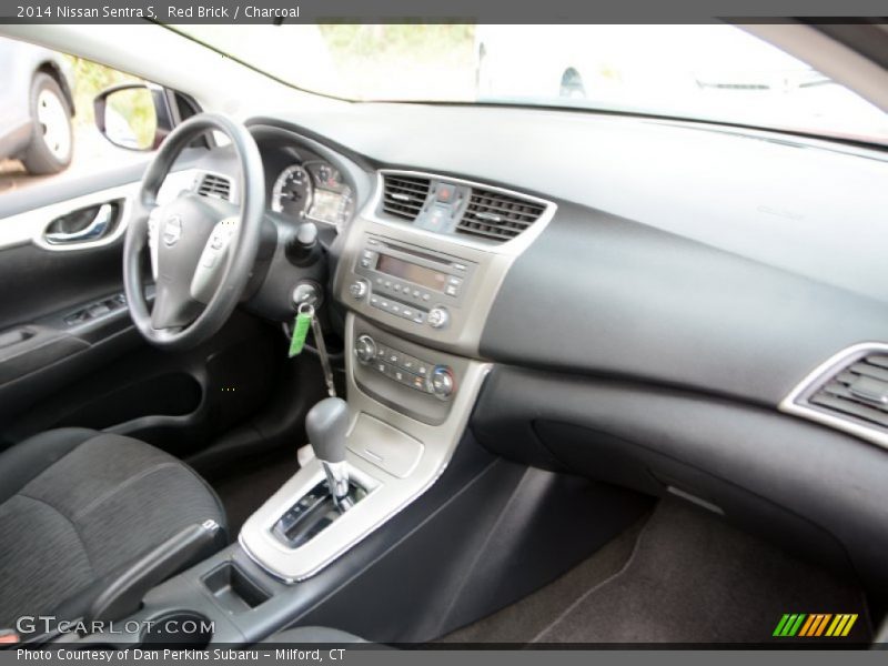 Red Brick / Charcoal 2014 Nissan Sentra S