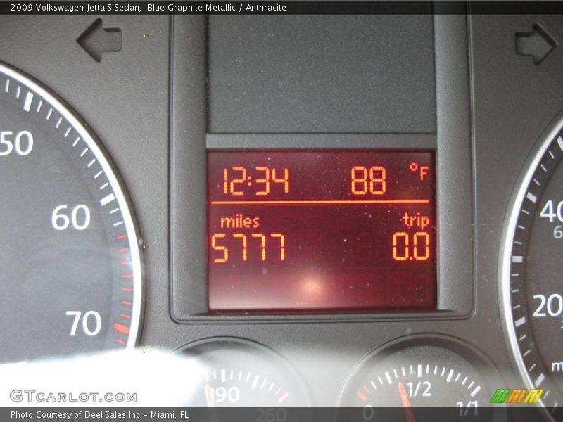Blue Graphite Metallic / Anthracite 2009 Volkswagen Jetta S Sedan
