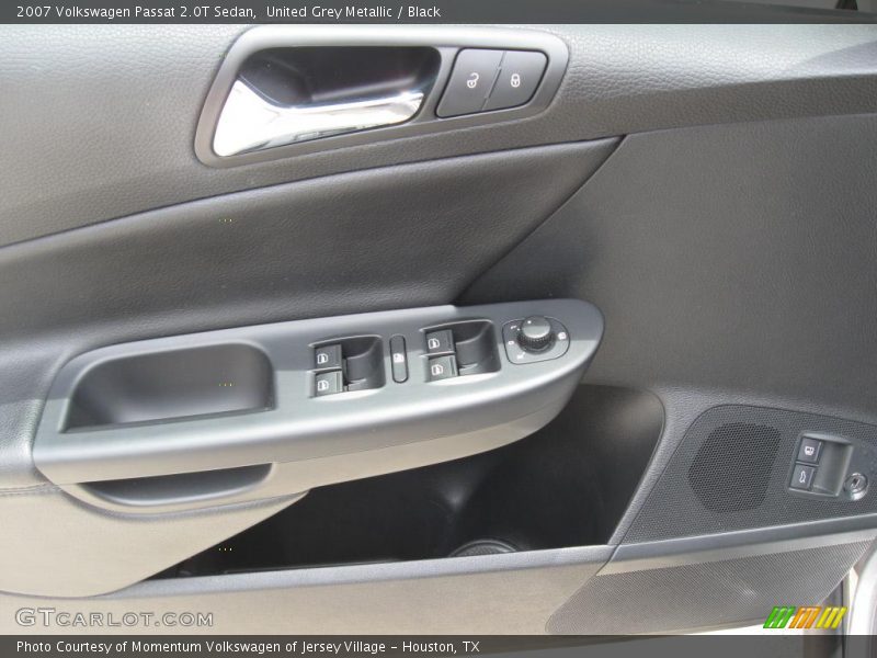 United Grey Metallic / Black 2007 Volkswagen Passat 2.0T Sedan