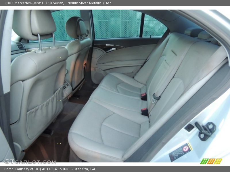 Iridium Silver Metallic / Ash 2007 Mercedes-Benz E 350 Sedan