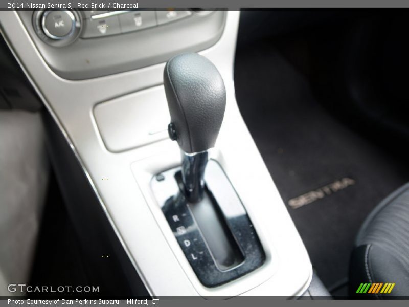 Red Brick / Charcoal 2014 Nissan Sentra S