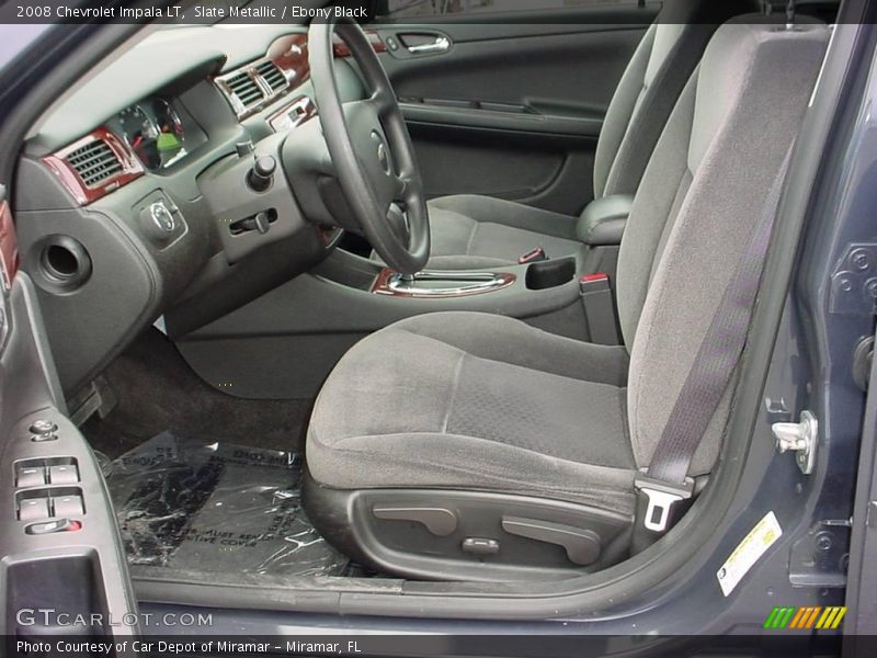 Slate Metallic / Ebony Black 2008 Chevrolet Impala LT