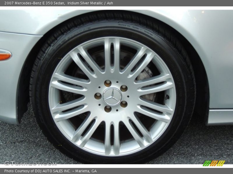 Iridium Silver Metallic / Ash 2007 Mercedes-Benz E 350 Sedan