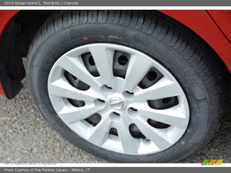 Red Brick / Charcoal 2014 Nissan Sentra S