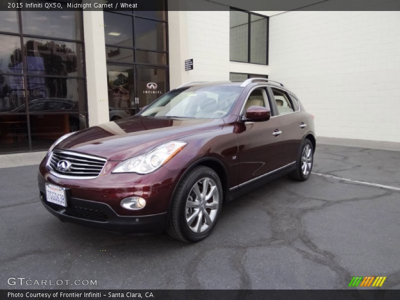 Midnight Garnet / Wheat 2015 Infiniti QX50