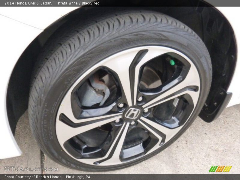 Taffeta White / Black/Red 2014 Honda Civic Si Sedan