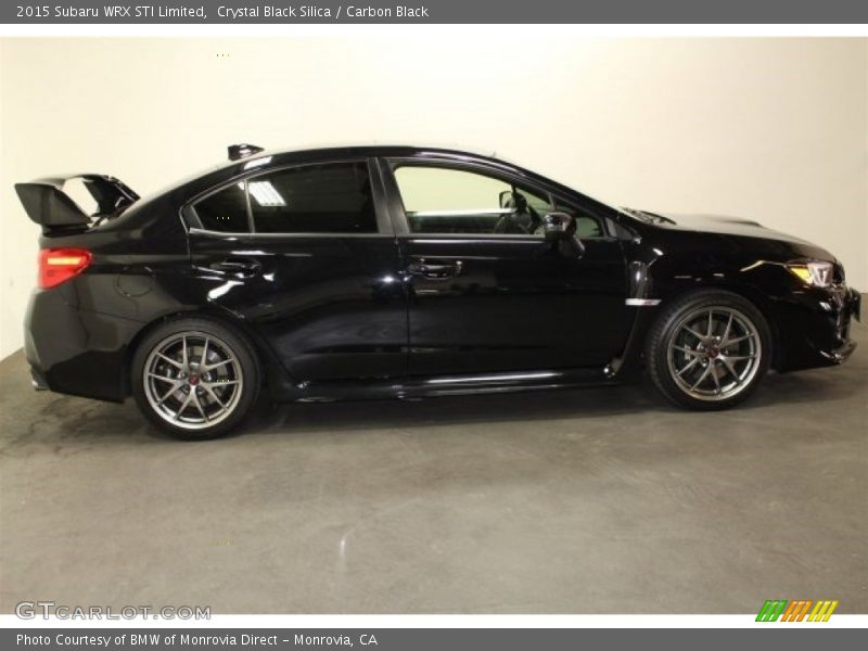  2015 WRX STI Limited Crystal Black Silica