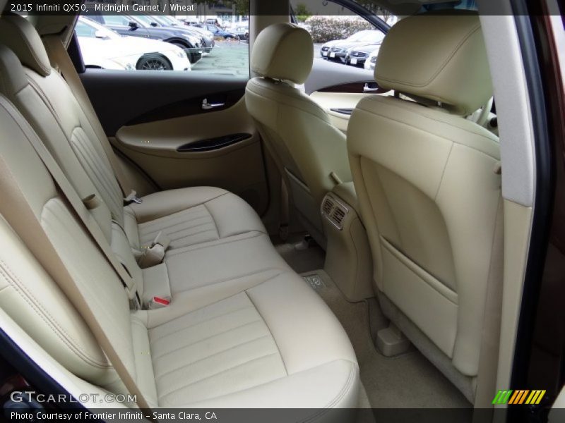 Rear Seat of 2015 QX50 