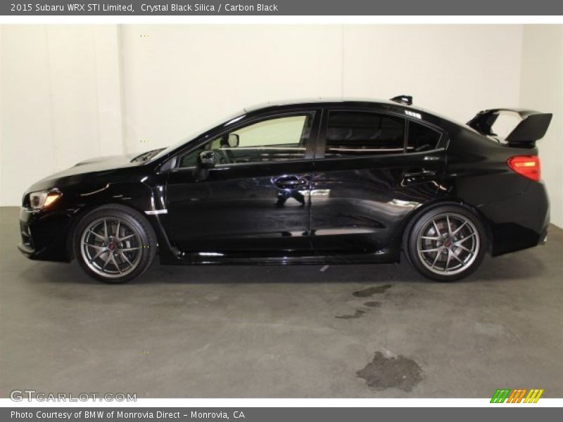 Crystal Black Silica / Carbon Black 2015 Subaru WRX STI Limited