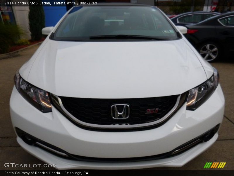 Taffeta White / Black/Red 2014 Honda Civic Si Sedan
