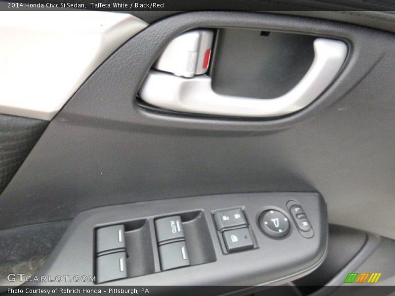 Taffeta White / Black/Red 2014 Honda Civic Si Sedan