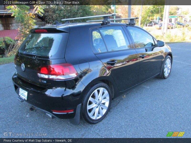 Black / Titan Black 2011 Volkswagen Golf 4 Door TDI