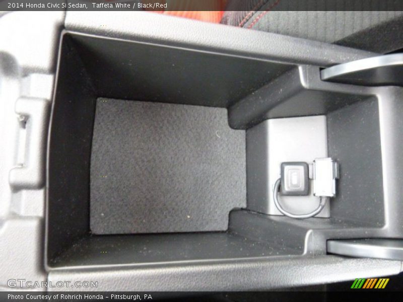 Taffeta White / Black/Red 2014 Honda Civic Si Sedan
