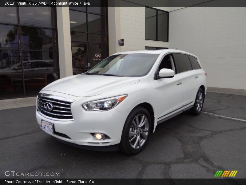 Moonlight White / Java 2013 Infiniti JX 35 AWD