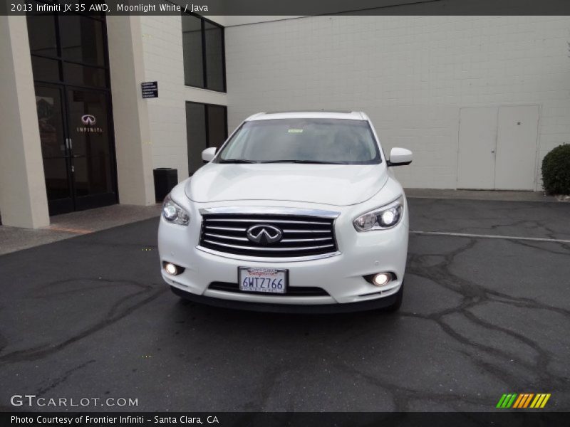 Moonlight White / Java 2013 Infiniti JX 35 AWD