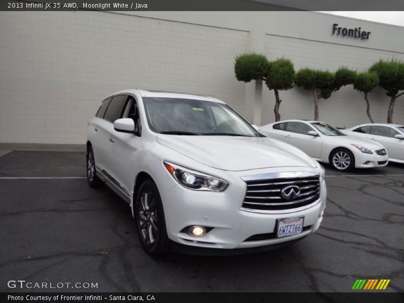 Moonlight White / Java 2013 Infiniti JX 35 AWD