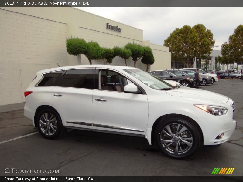 Moonlight White / Java 2013 Infiniti JX 35 AWD