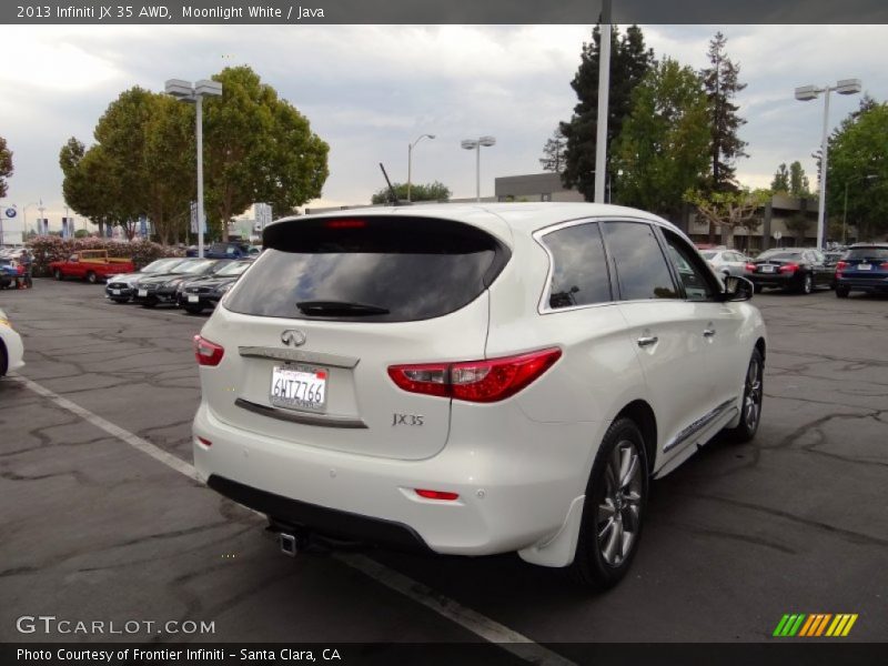 Moonlight White / Java 2013 Infiniti JX 35 AWD