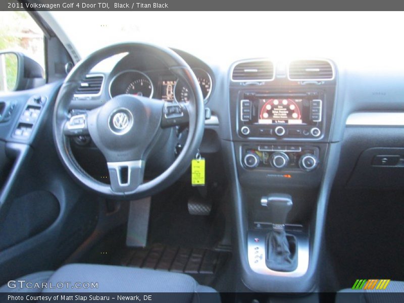 Black / Titan Black 2011 Volkswagen Golf 4 Door TDI