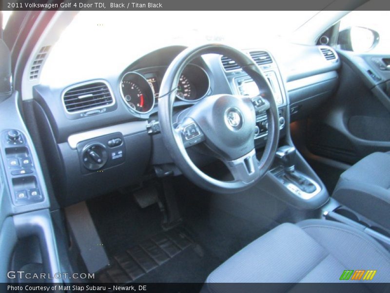Black / Titan Black 2011 Volkswagen Golf 4 Door TDI