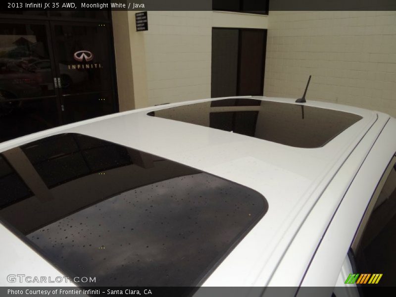 Moonlight White / Java 2013 Infiniti JX 35 AWD
