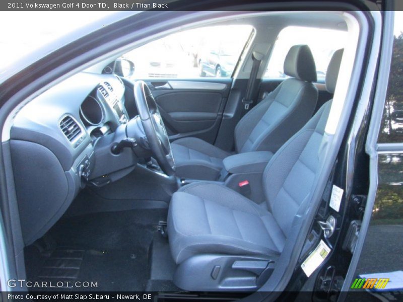 Black / Titan Black 2011 Volkswagen Golf 4 Door TDI