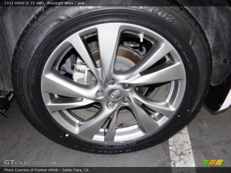 Moonlight White / Java 2013 Infiniti JX 35 AWD