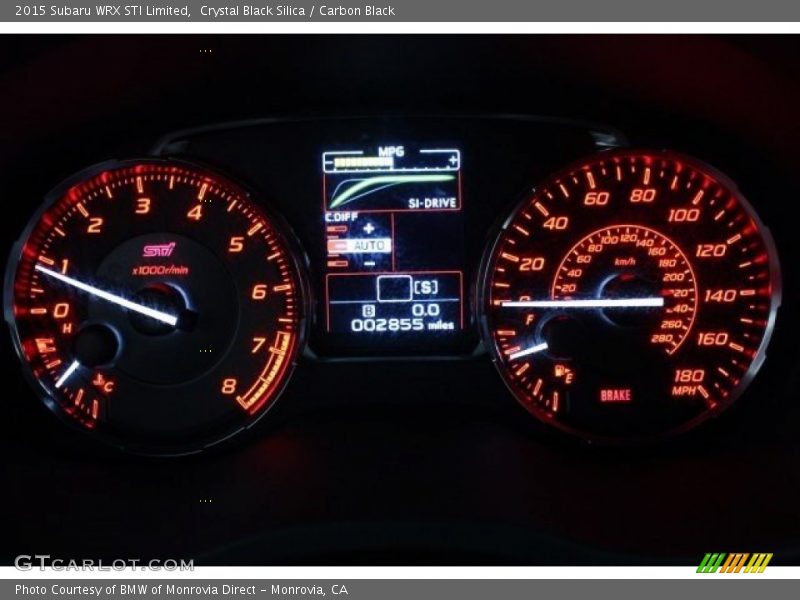  2015 WRX STI Limited STI Limited Gauges