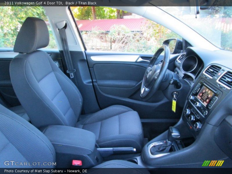 Black / Titan Black 2011 Volkswagen Golf 4 Door TDI