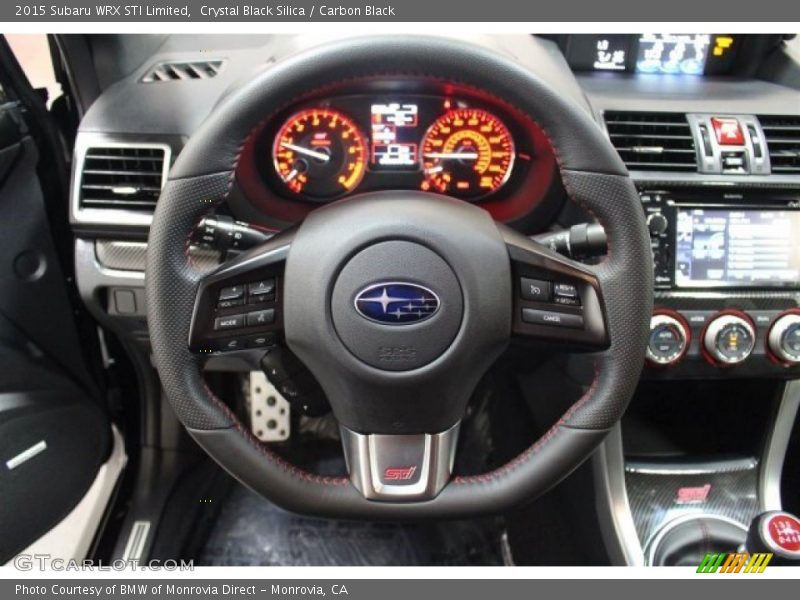 Crystal Black Silica / Carbon Black 2015 Subaru WRX STI Limited