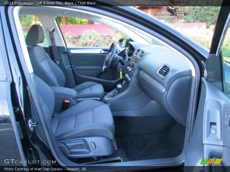 Black / Titan Black 2011 Volkswagen Golf 4 Door TDI